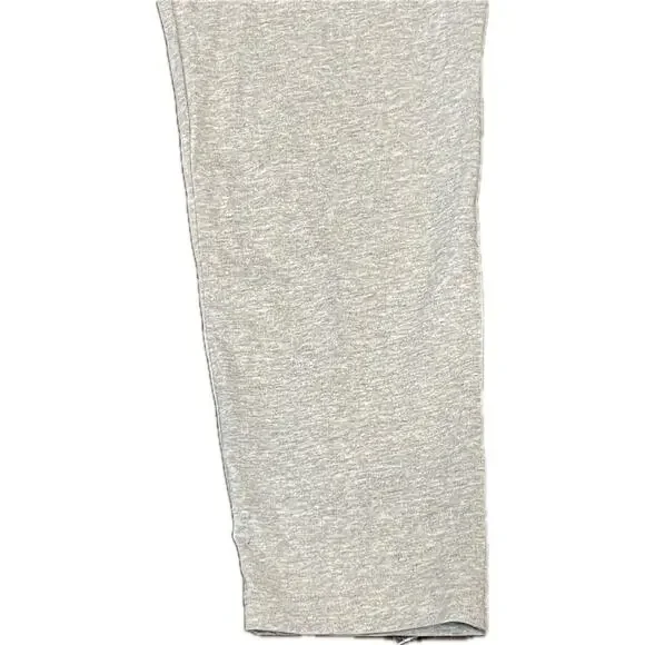 Mens Gray Joggers Adidas Size Large Heather Gray Jersey Light Weight - Picture 8 of 14